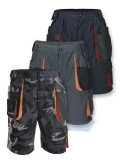 TTJ Kalhoty krátké šedé/černé/oranžové 3231 - 6310