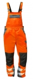Kalhoty laclové výstražné oranžové/šedé 22739