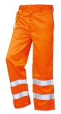 Kalhoty do pasu výstražné oranžové 2272