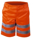 Kalhoty krátké výstražné oranžové 2273