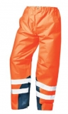 Kalhoty do pasu vodoodpudivé výstražné oranžové 23531