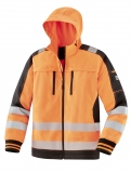 Softshellová bunda s kapucí výstražná oranžová 61908 - 5100