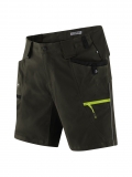 Kalhoty krátké tmavě zelené/limette 20551 - 4648