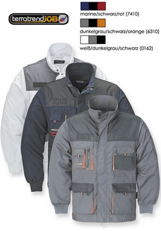 TTJ Bunda šedá/černá/oranžová 3644 - 6310