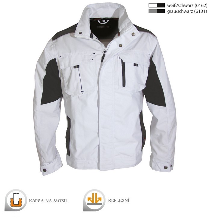 TTJ Bunda Active Plus bílá/šedá/černá 60602 - 0162