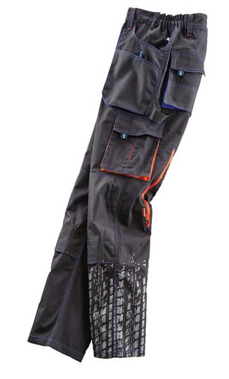 Kalhoty do pasu černé/modré 20392 - 1074